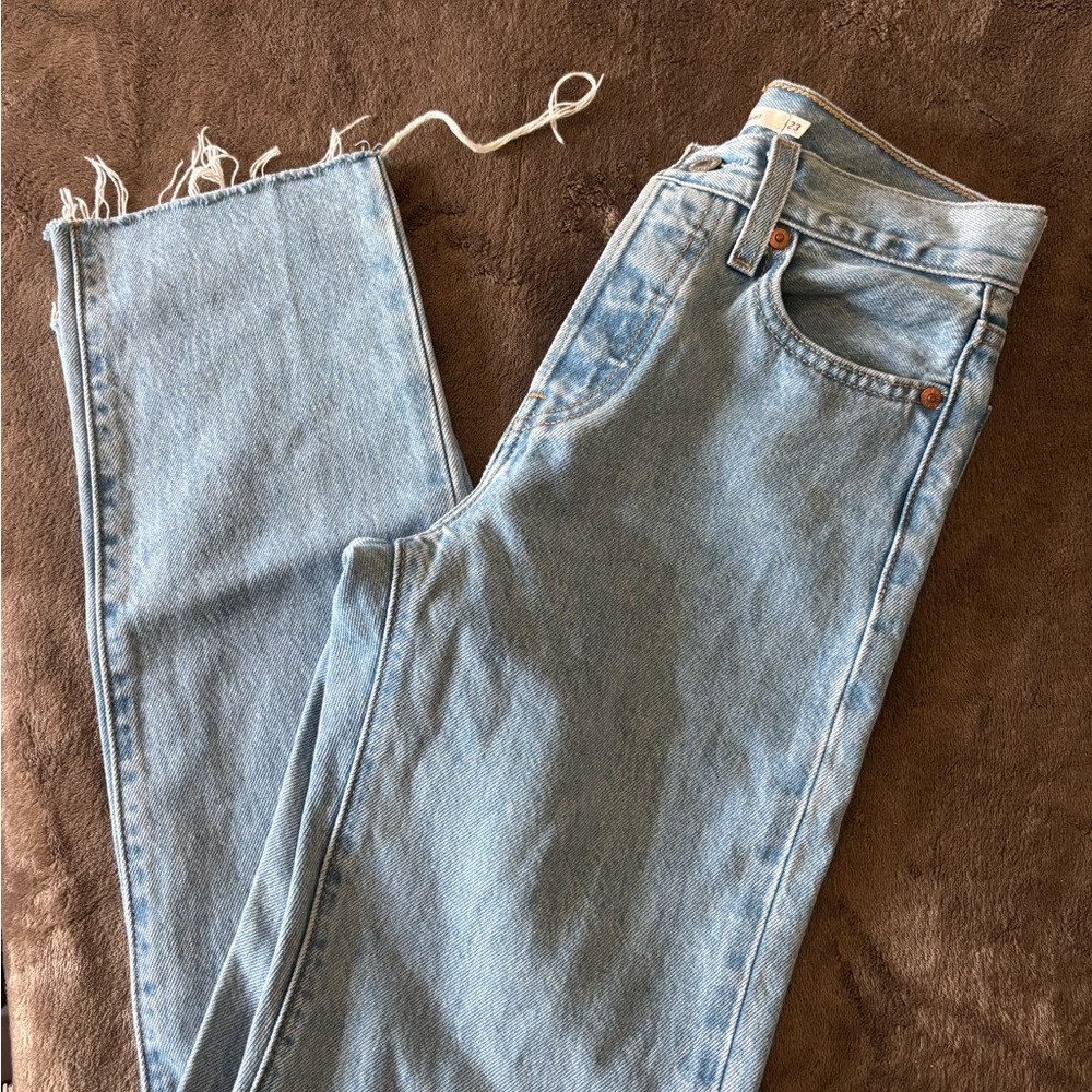 Levi's High Rise Wedgie Straight Jeans